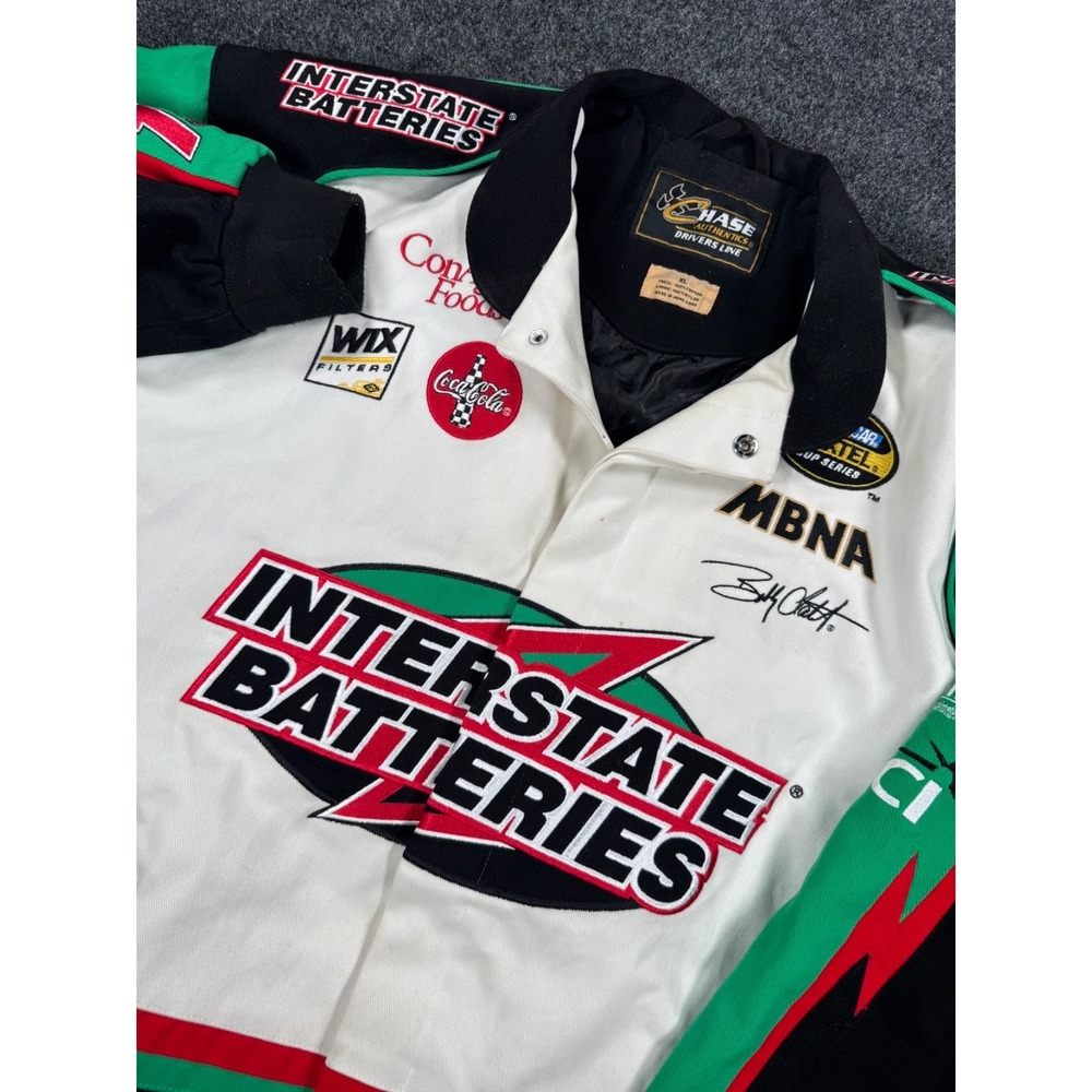 VTG Bobby Labonte #18 Interstate Batteries NASCAR Chase Authentics Jacket XL